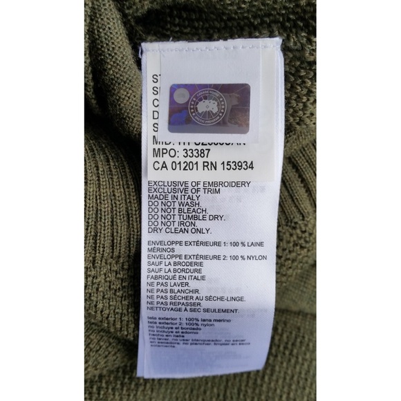 Canada Goose Men's McLeod Sweater NWT Authentic - Picture 6 of 8